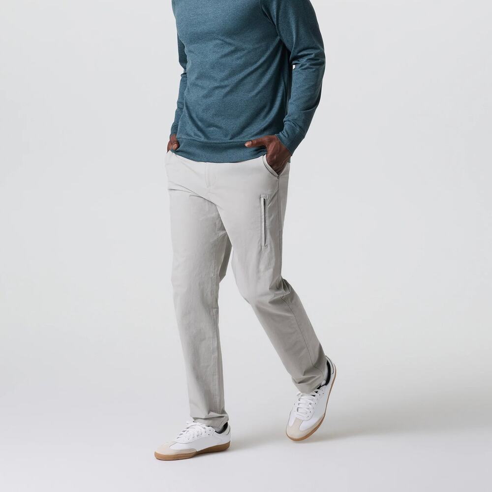 VUORI Barren Explorer Classic Talc Stretch Rugged Pants M NEW Cotton Straight